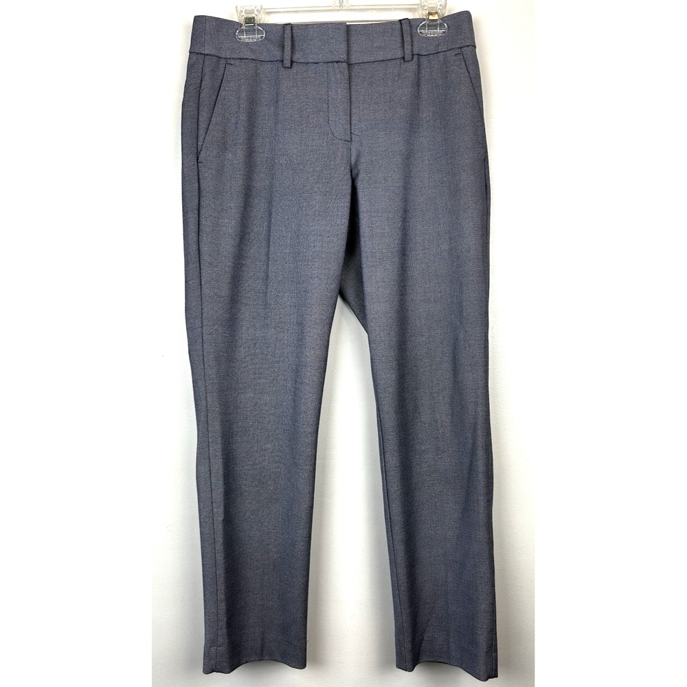 Loft Pants Womens 6 Julie Fit Blue Chino Classic Preppy Office Career Dress